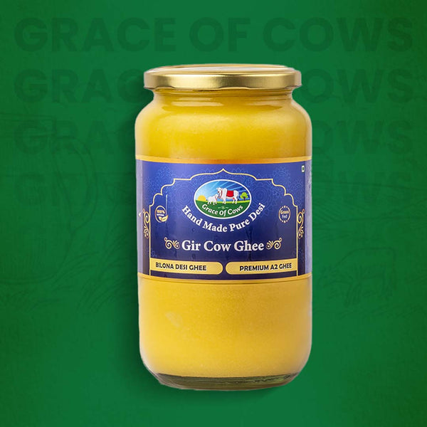 Grace of Cows – A2 Gir Cow Ghee : Grass Fed | Certified A2 Ghee | Vedic Bilona A2 Ghee